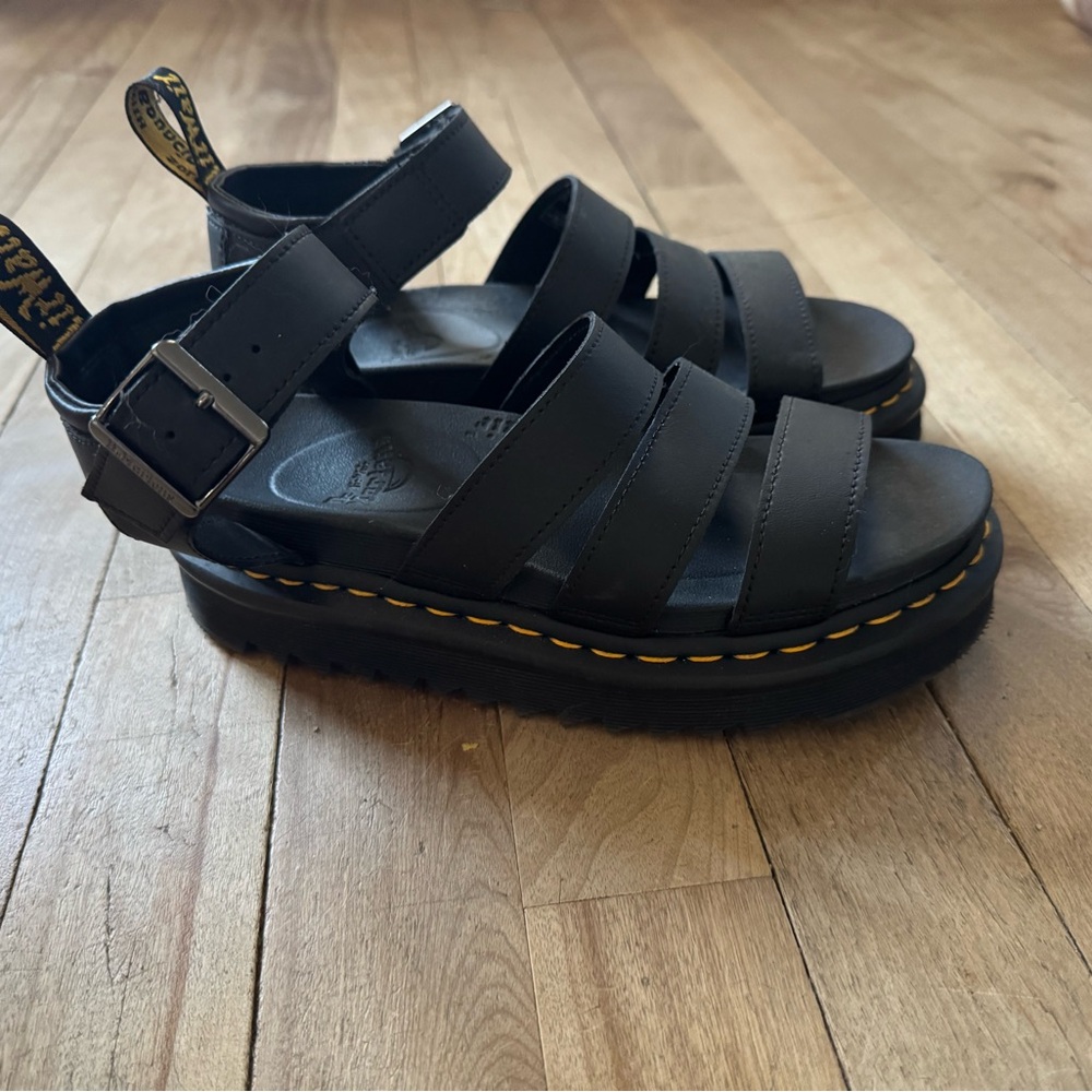 Dr. Martens Black Sandals